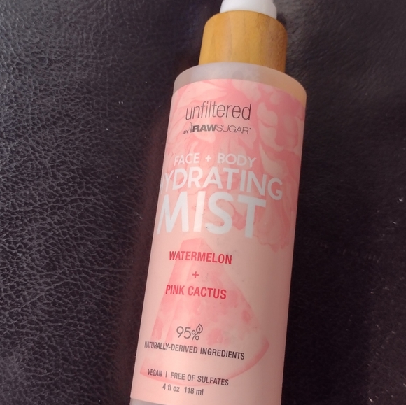 unfilteredRAWSUGARFACE BODYHYDRATINGMISTWATE - Picture 2 of 4